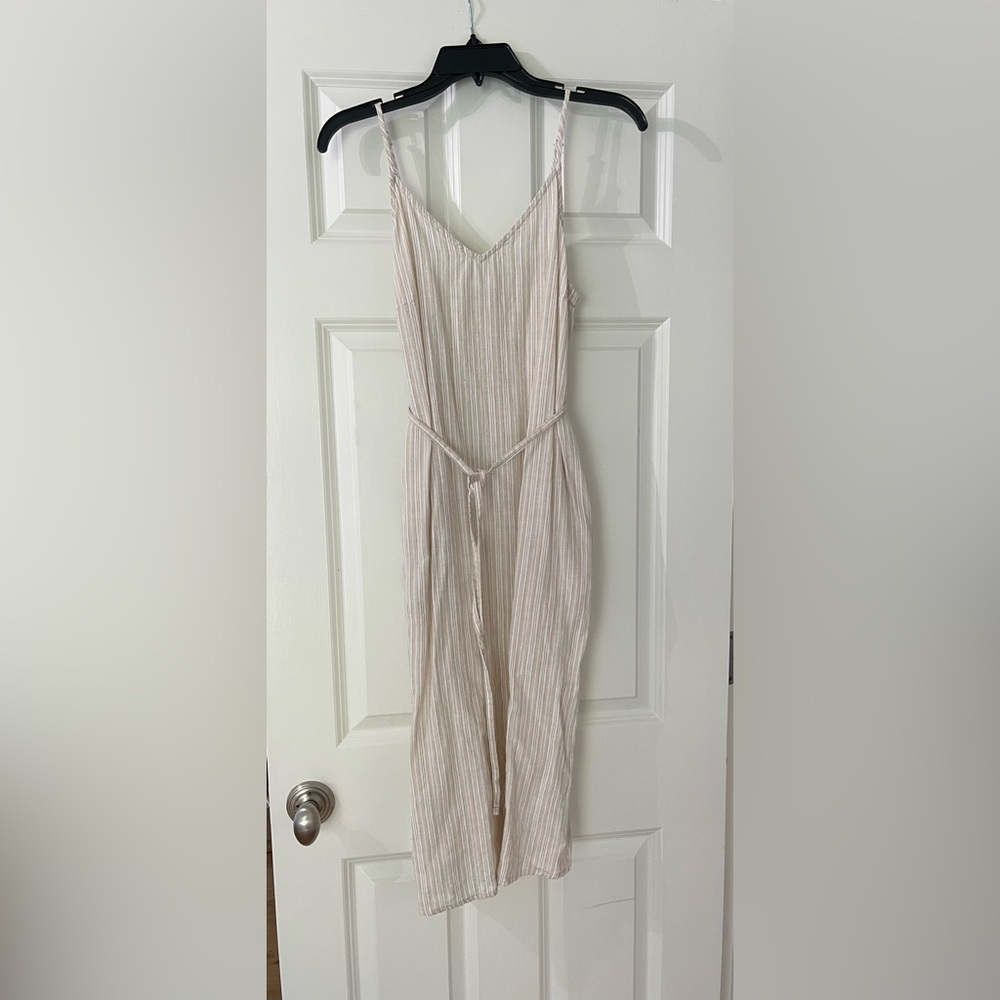 Time and Tru Cream Midi Dress